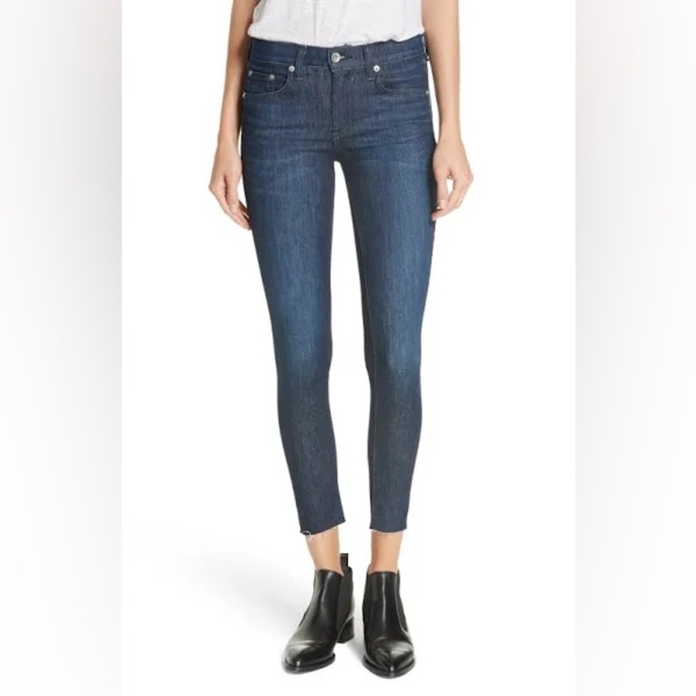 rag & bone ankle Skinny Jeans in tonal river size 25